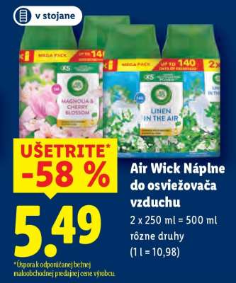 Air Wick Náplne do osviežovača vzduchu