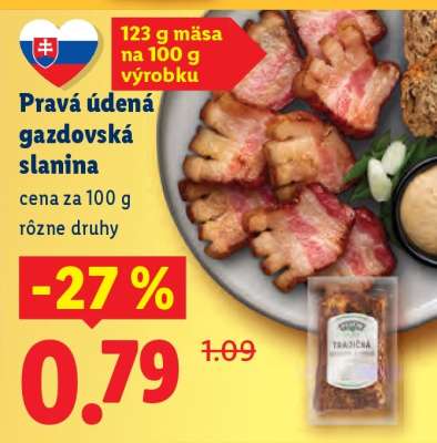 Pravá údená gazdovská slanina