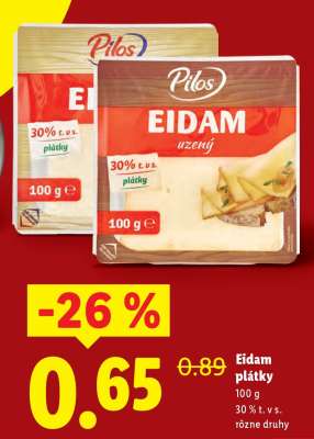 Eidam plátky