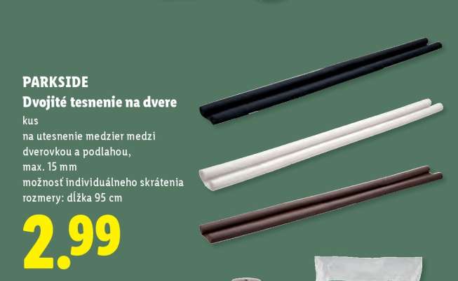 PARKSIDE Dvojité tesnenie na dvere