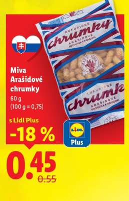 MIVA Arašidové chrumky