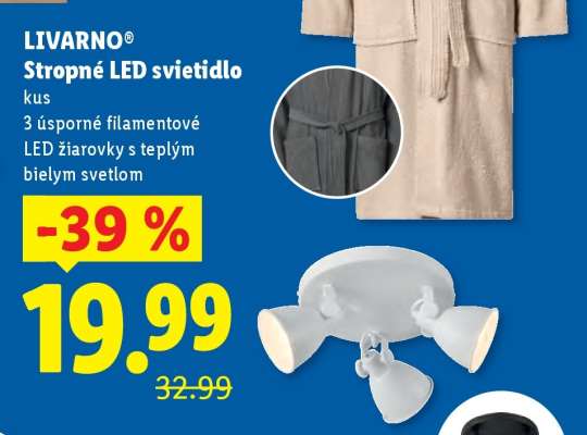 LIVARNO® Stropné LED svietidlo