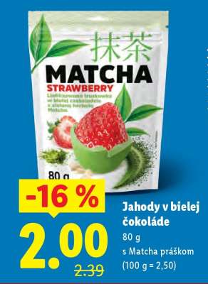 Jahody v bielej čokoláde