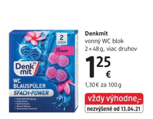 Denkmit vonný WC blok