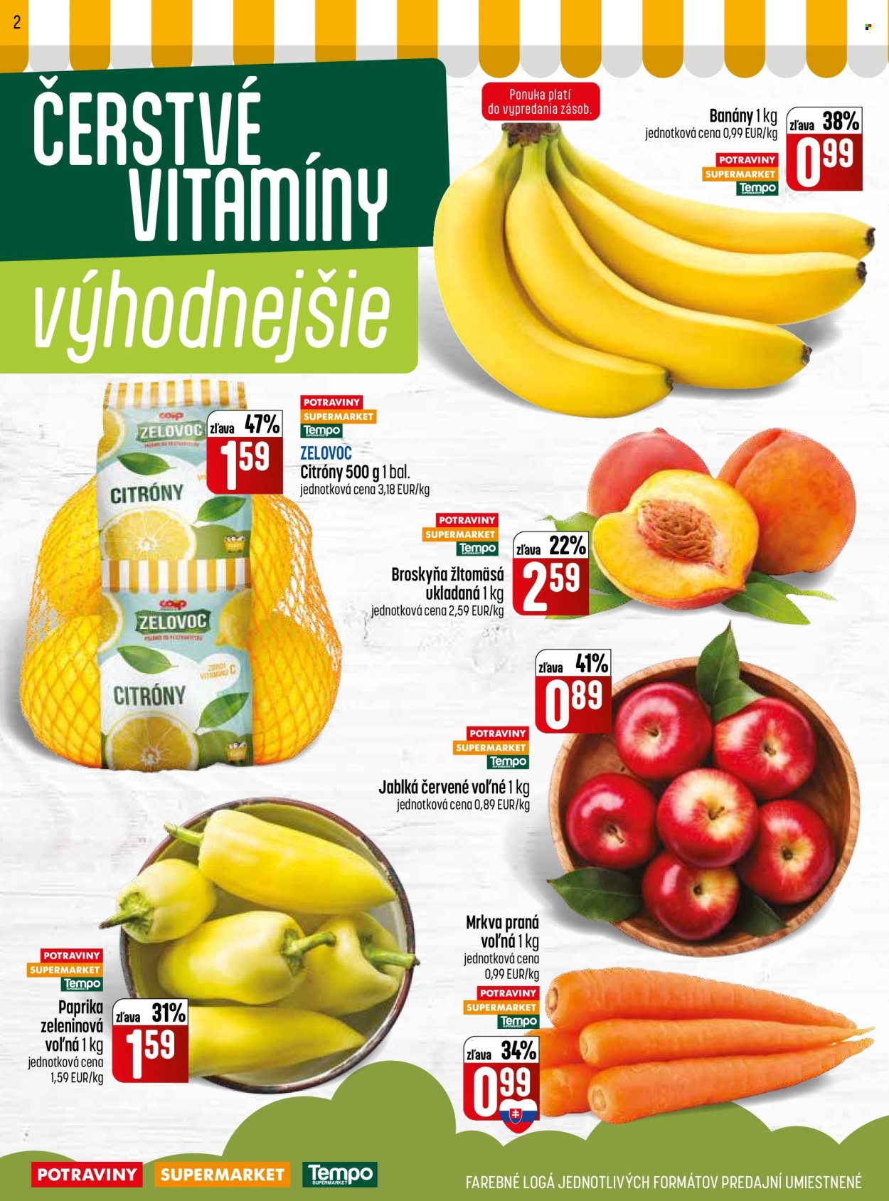 Leták COOP Jednota - 26.8.2026 - 2.9.2026. Strana 2