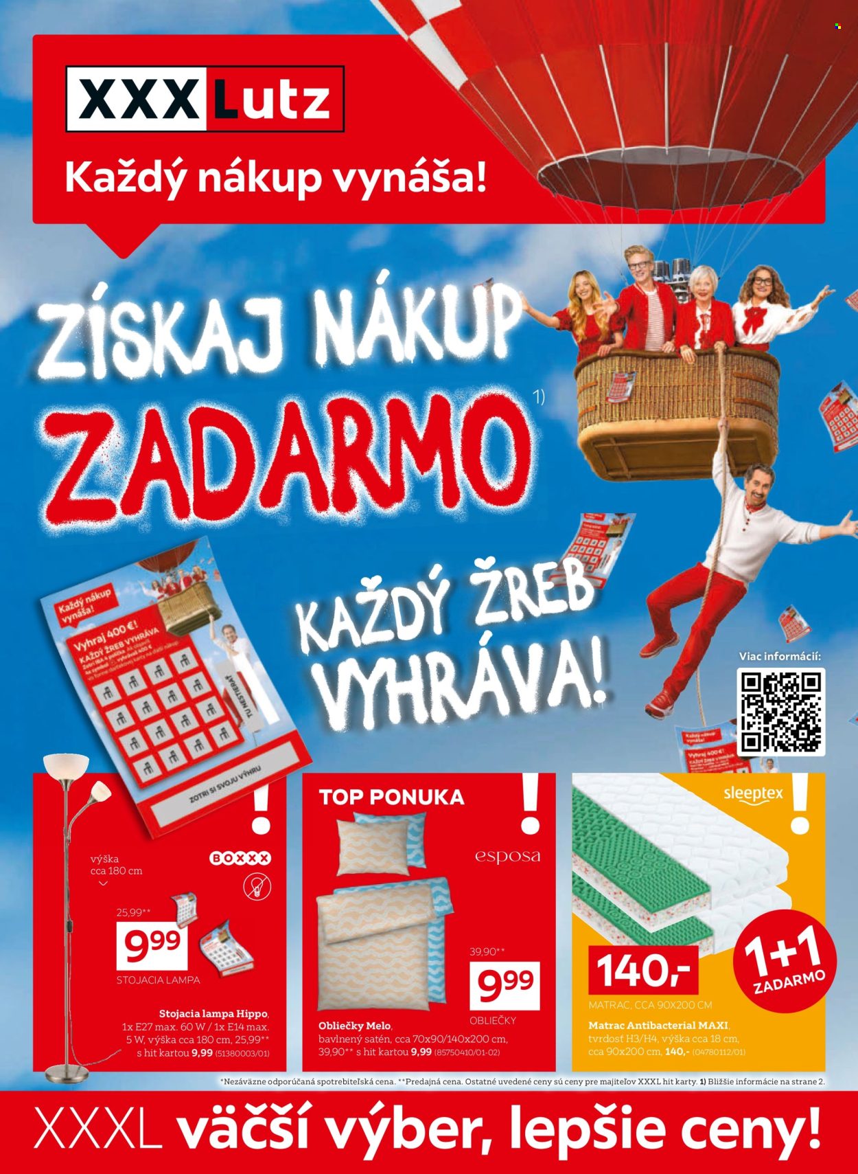 Leták XXXLutz - 24.8.2026 - 6.9.2026. Strana 1