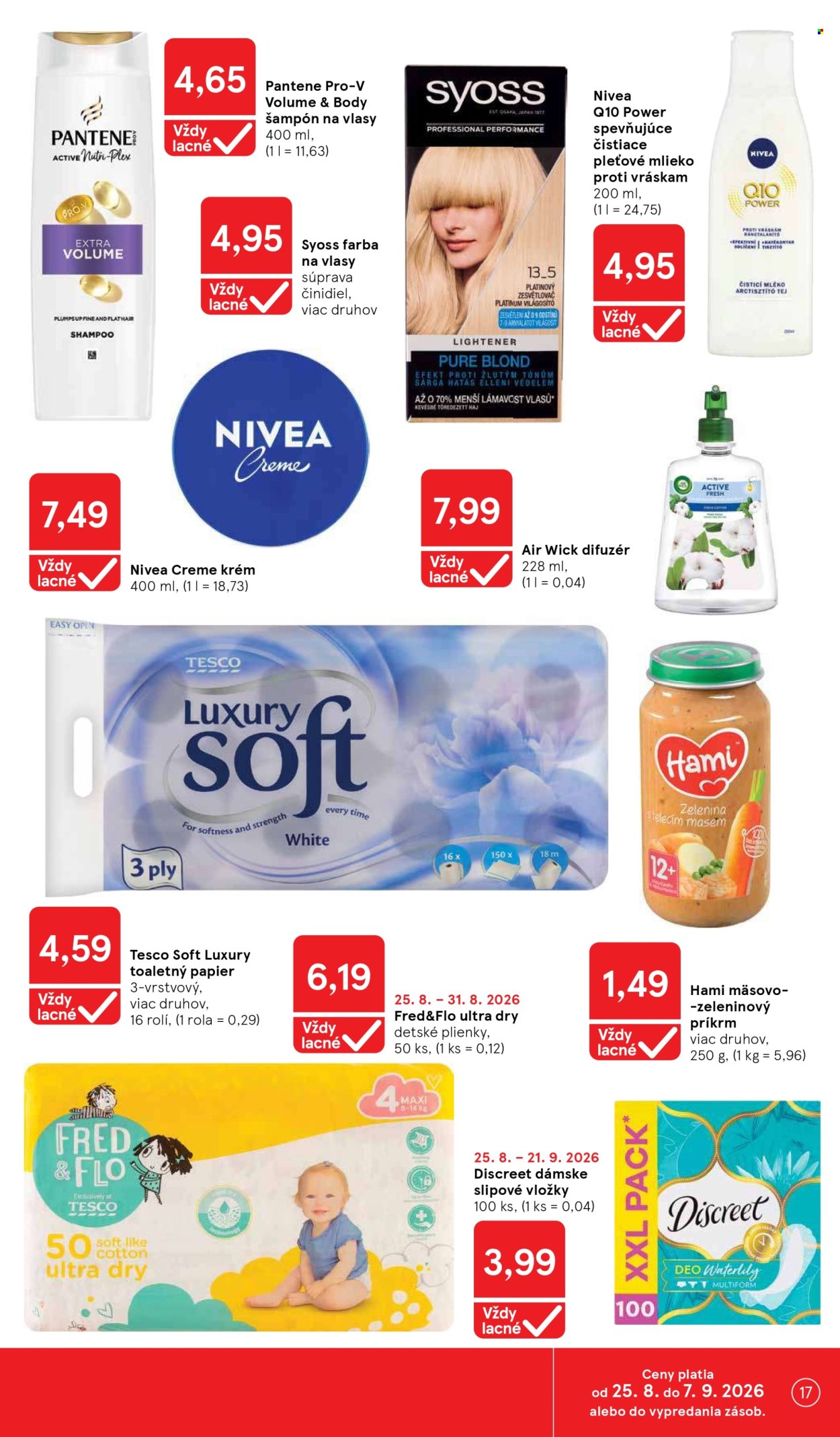 Leták TESCO - 26.8.2026 - 1.9.2026. Strana 17