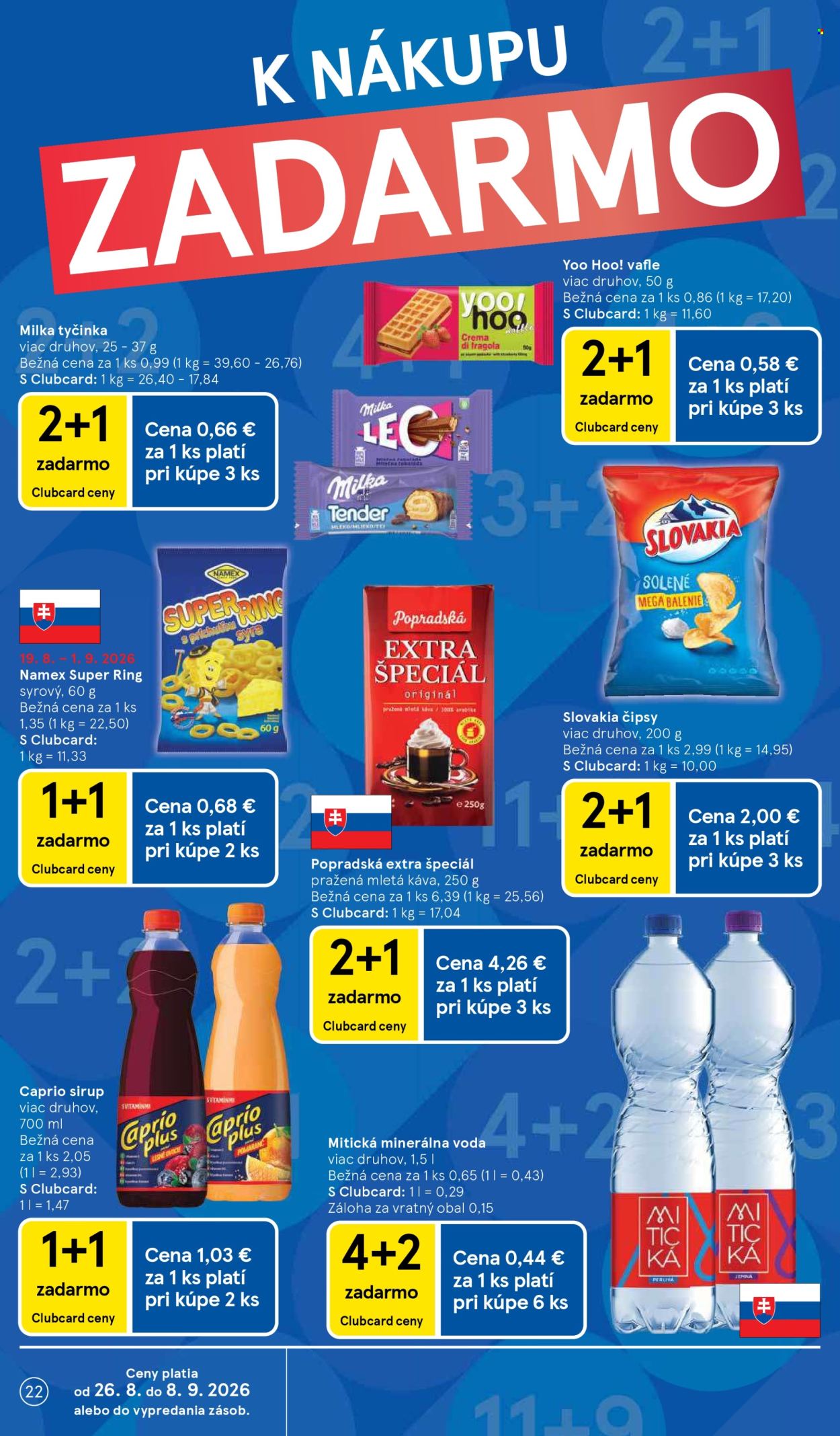 Leták TESCO - 26.8.2026 - 1.9.2026. Strana 22