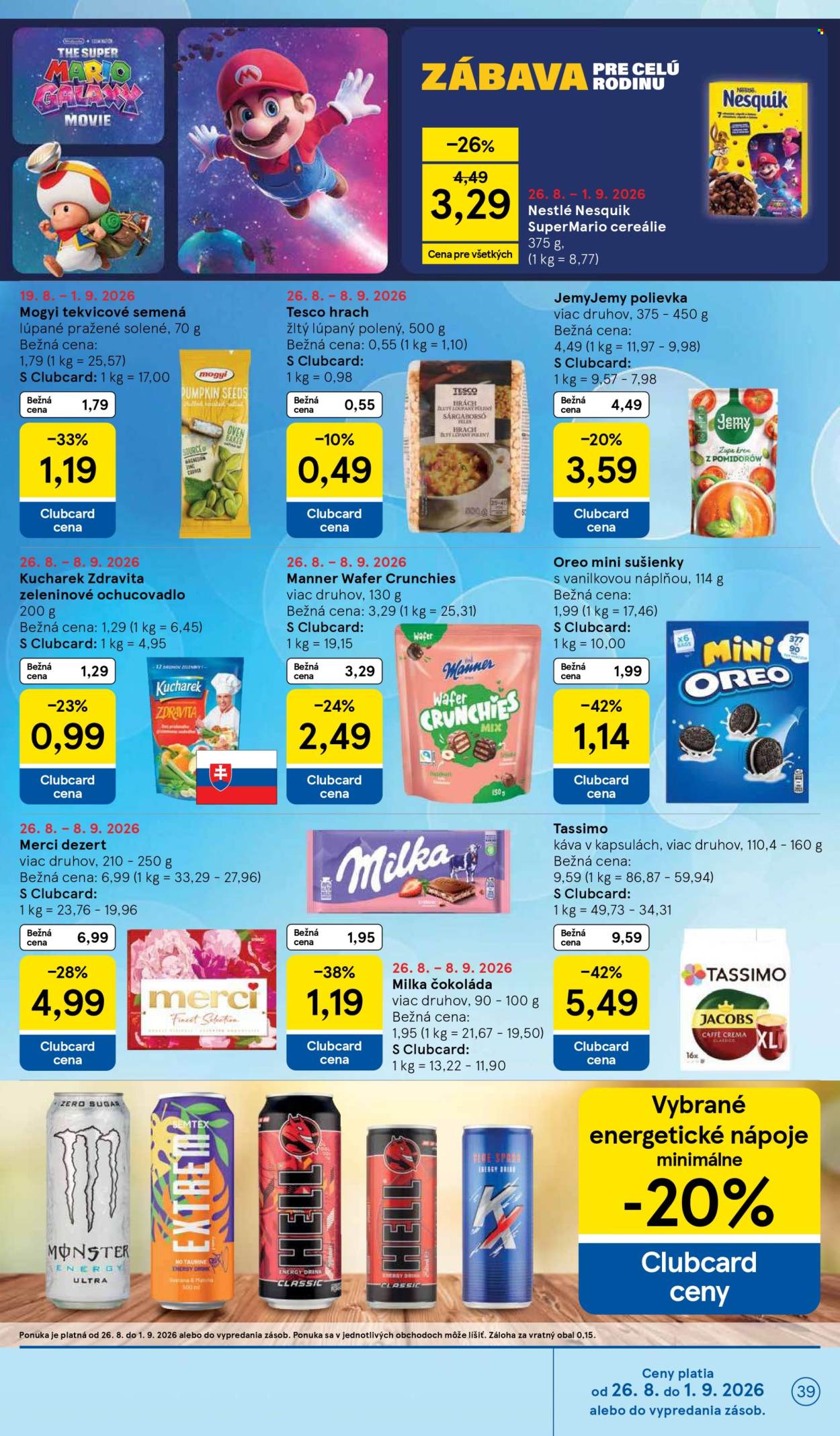 Leták TESCO - 26.8.2026 - 1.9.2026. Strana 39