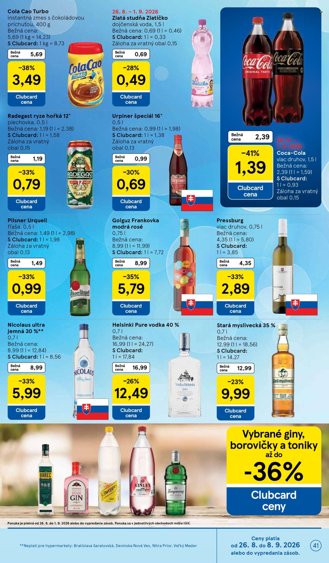 Leták TESCO - 26.8.2026 - 1.9.2026. Strana 41