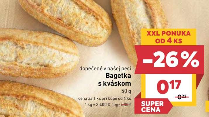 Bagetka s kváskom