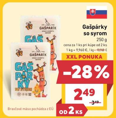 Gašpárky so syrom