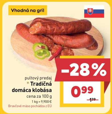 Tradičná Domáca klobása