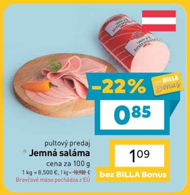 Jemná saláma