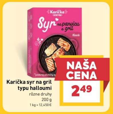 Karička syr na gril typu Halloumi