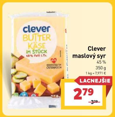 Clever maslový syr