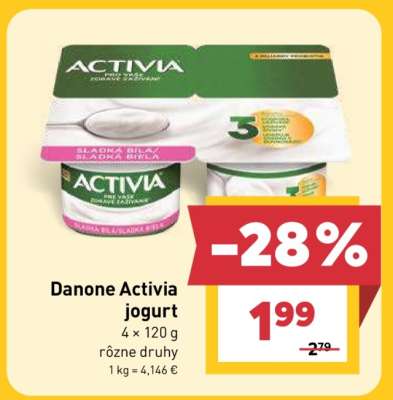 DANONE ACTIVIA jogurt