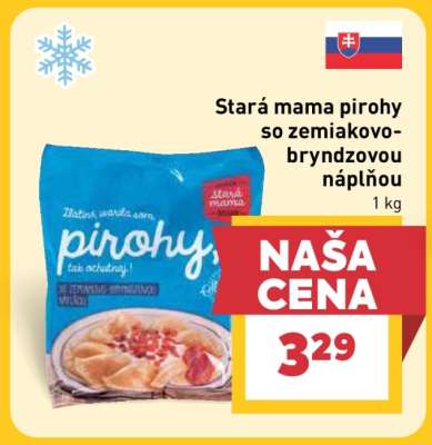 Stará mama pirohy so zemiakovo--bryndzovou náplňou