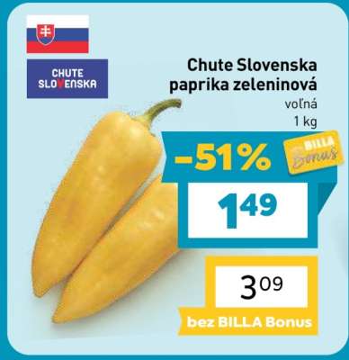 Chute Slovenska paprika zeleninová