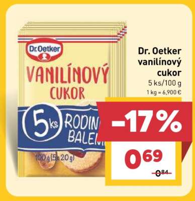Dr. Oetker vanilínový cukor