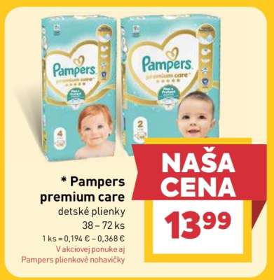 Pampers premium care