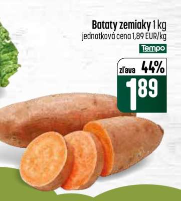 Bataty zemiaky 1 kg