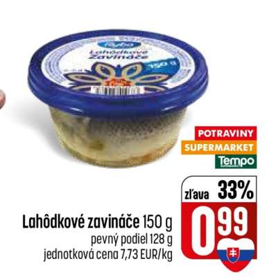 Lahôdkové zavináče 150 g