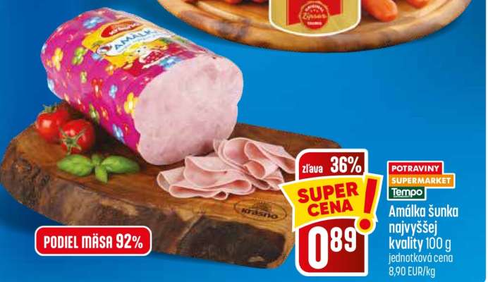 Amálka šunka najvyššej kvality 100 g