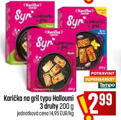 Karička na gril typu Halloumi