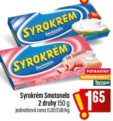 Syrokrém Smotanela