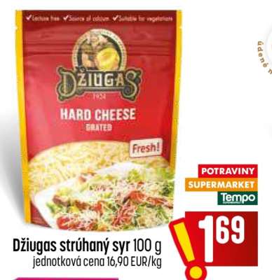 Džiugas strúhaný syr