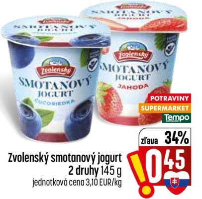 Zvolenský smotanový jogurt