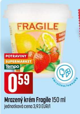 Mrazený krém Fragile 150 ml