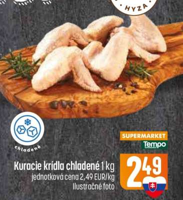 Kuracie krídla chladené