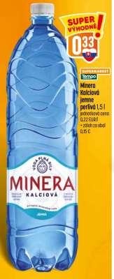 Minera Kalciová jemne perlivá