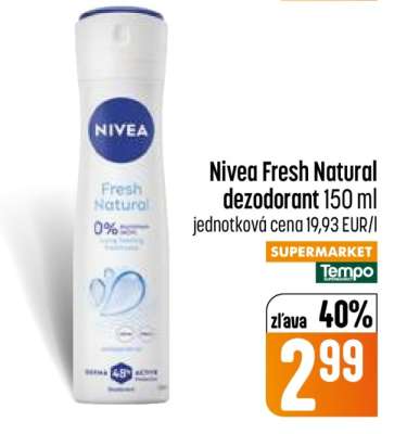 Nivea Fresh Natural dezodorant 150 ml