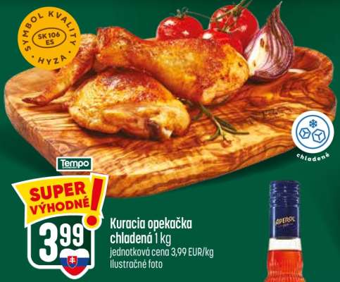 Kuracia opekačka chladená 1 kg