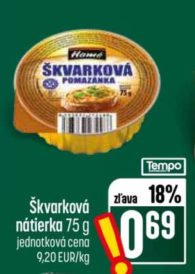 Škvarková nátierka 75 g