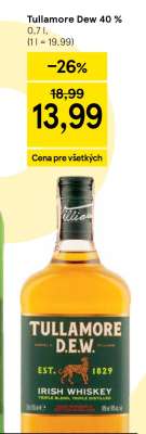 Tullamore Dew 40 %