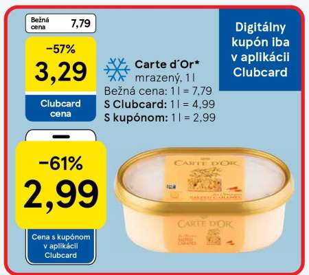 Carte d’Or mrazený, 1l