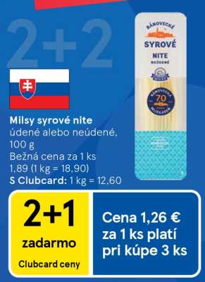 Milsy Syrové nite