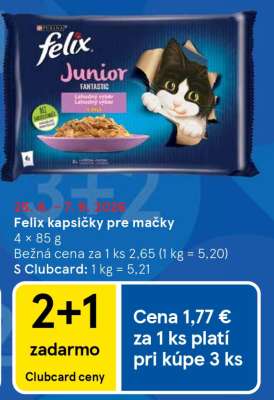 Felix kapsičky pre mačky