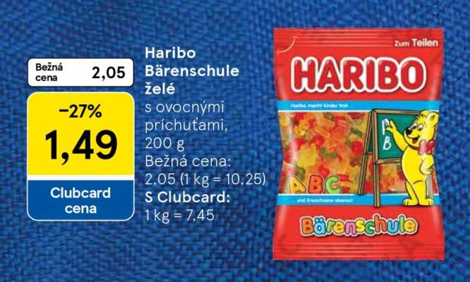 Haribo Bärenschule želé