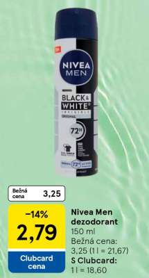 Nivea Men deodorant