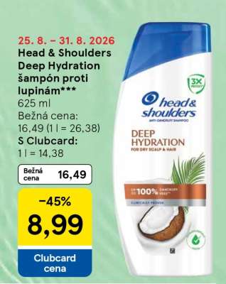 Head & Shoulders Deep Hydration šampon proti lupinám
