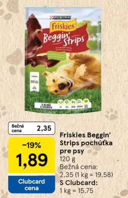 Friskies Beggin' Strips pochúťka pre psy