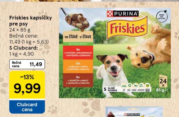 FRISKIES Kapsičky pre psy