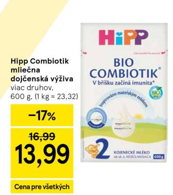 HiPP Combiotik mléčna dojčenská výživa