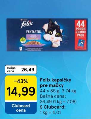 Felix kapsičky pre mačky
