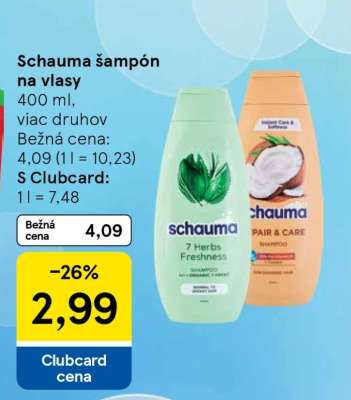 SCHAUMA Šampón na vlasy